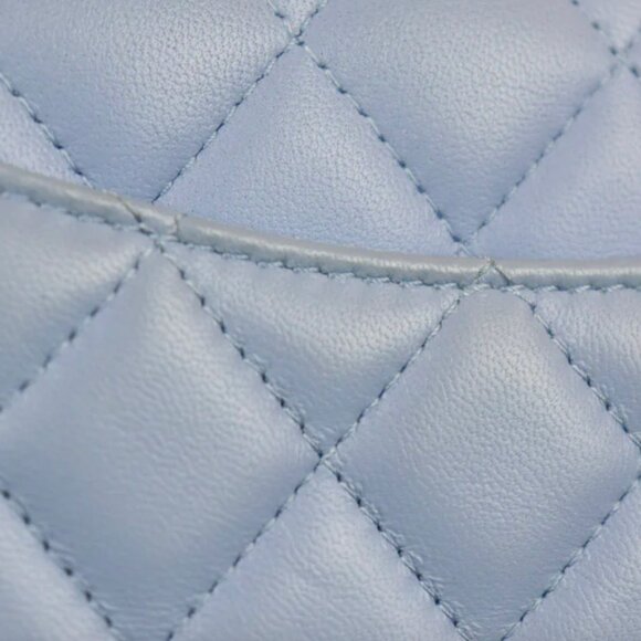 Chanel Blue Mini Flap Lambskin - Picture 6 of 13